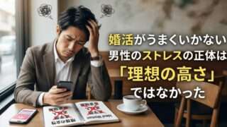 婚活がうまくいかない男性のストレスの正体は 「理想の高さ」ではなかった